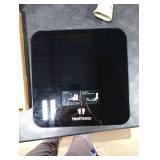 Digital Bathroom Scale for Body Weight: High-Precision 4-Sensor Accuracy, LED Display, 400lb/180kg Capacity, Safe Rounded Corners, Batteries Included