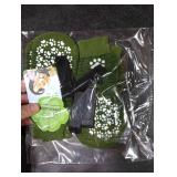 EXPAWLORER Anti Slip Dog Socks to Prevent Licking Paws, Shoes for Hot Pavement, Dog Booties for Small Medium Large Senior Dogs, Traction Control Boots & Paw Protectors for Hardwood Floors ArmyGreen La