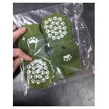 EXPAWLORER Anti Slip Dog Socks to Prevent Licking Paws, Shoes for Hot Pavement, Dog Booties for Small Medium Large Senior Dogs, Traction Control Boots & Paw Protectors for Hardwood Floors ArmyGreen La