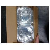 HIMETSUYA Cupcake Boxes Individual Cupcake Containers, 50 Packs Regular Single Cupcake Holder High Topping for Muffins, Thicker Stackable Plastic Cupcake Carrier for Party (50 pack)