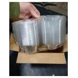 HIMETSUYA Cupcake Boxes Individual Cupcake Containers, 50 Packs Regular Single Cupcake Holder High Topping for Muffins, Thicker Stackable Plastic Cupcake Carrier for Party (50 pack)