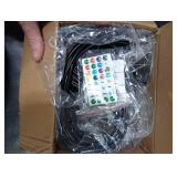 LSOOBZ Commercial Grade 48FT LED Outdoor String Lights with Remote Control - Shatterproof Waterproof Color Changing Christmas Lights, Dimmable for Patio, Garden, Wedding Decor