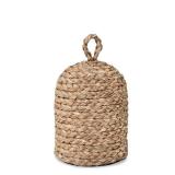 PEMAR Handwoven Seagrass Door Stopper with Handle Weighted Door Stop for Indoor Use, Floor-Friendly Felt Base, Warm Handcrafted Home Accent (5.1