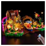 BrickSoul Light Up Kit Compatible with Lego Willy Wonka and The Chocolate Factory 21360 Building Set, Upgrade Wired Dimmable Lighting Accessories for Lego Fans, Not Included 21360 Model