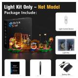 BrickSoul Light Up Kit Compatible with Lego Willy Wonka and The Chocolate Factory 21360 Building Set, Upgrade Wired Dimmable Lighting Accessories for Lego Fans, Not Included 21360 Model