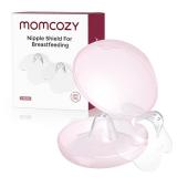 Momcozy Nipple Shield, Floral Contact Nipple Shield for Breastfeeding Moms with Flat or Inverted Nipples, Made Without BPA/BPS (1 Pair, 20mm)