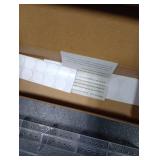 Malldii 9.5 Large Acrylic Straw Holder for Cabinet Door - Reusable Tumbler Straw Organizer Storage, Small Kitchen Accessories Container, Ultra Sticky Cupboard Door Mounted (Transparent)