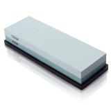 MIDO PROFESSIONAL ABRASIVE Knife Sharpening Stone 400/1000 Whetstone Sharpening Stone with Non-Slip Rubber Base for Kitchen, Hunting, and Pocket Knives or Blades