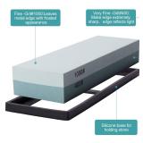 MIDO PROFESSIONAL ABRASIVE Knife Sharpening Stone 400/1000 Whetstone Sharpening Stone with Non-Slip Rubber Base for Kitchen, Hunting, and Pocket Knives or Blades