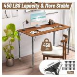 Pilida Adjustable Table Legs 19-30 Inch,Heavy Duty Steel Furniture Legs for DIY Desk/Table/Workbench,Max Load 450lbs - Set of 4