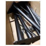 Pilida Adjustable Table Legs 19-30 Inch,Heavy Duty Steel Furniture Legs for DIY Desk/Table/Workbench,Max Load 450lbs - Set of 4