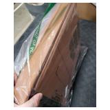 Ottoman with Storage, Folding Foot Rest Stool with Thicker Foam Padded Seat. Slim Tall Storage Ottoman Furniture with Handles & Side Pocket for Living Room Bedroom 350 lbs, 17x13x17in, Light Brown