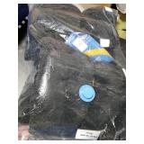 ELFJOY Set of 4 Square Chair Pads Indoor Seat Cushions Pillows with Ties Thick Soft Seat Cushion for Kitchen Dining Office Chair (18, Black)