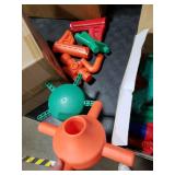 Marlrin Shooting Games Toys for Age 5 6 7 8 9 10+ Year Old Boys, Kids Toy Sports & Outdoor Game with Moving Shooting Target & 2 Popper Air Toy Guns & 24 Foam Balls, Gifts for Boys and Girls