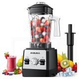 H-Duka Blender for Smoothies 64 oz Capacity Countertop Blenders for Kitchen Powerful Smoothie Blender with BPA Free Container, Ice Crushing, Frozen Drinks, Puree, Protein Shakes,Dishwasher Safe