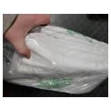 NICETOWN 100% Blackout Window Curtain Panels, Cold and Full Light Blocking Drapes with Black Liner for Nursery, 84 inches Drop Thermal Insulated Draperies (White, 2 Pieces, 52 Wide Each Panel)