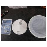 Pyle Home 8 Ceiling Wall Mount Speaker - Full Range Woofer Speaker System 100 Volt Transformer Flush Design w/ 60Hz-16kHz Frequency Response 150 Watts Peak & Template for Easy Installation