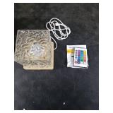 VoMii Ocean Wave Projector Light,16 Colors Luminorthe Cube Lamp with Dynamic Wave Effect,Northern Lights Projector Ambient Lighting with Remote for Bed Room Classroom Decor