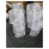 US Acrylic Stackable 8 ounce Plastic Wine Stems in Clear | Set of 8 Reusable, BPA-free, Made in the USA, Top-rack Dishwasher Safe