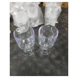 US Acrylic Stackable 8 ounce Plastic Wine Stems in Clear | Set of 8 Reusable, BPA-free, Made in the USA, Top-rack Dishwasher Safe