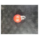 MZyoyo Red Light Bulb,1W E26 Red LED Lights Bulb,Small Colored Bulbs for Outdoor Indoor,Red Night Lights Bulb 1W Equivalent 5 Watt,Red Colored Bulbs for Halloween Party Christmas Bedroom,Pack of 5