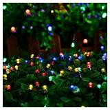 LED String Lights, Christmas Lights 65ft 200 LEDs, 8 Modes, Multi-color, Indoor Outdoor Plug-in Fairy Lights for Christmas Tree, Bedroom, Classroom Decor Outdoor Decor (Multi-color, 65FT/RGB/APP)