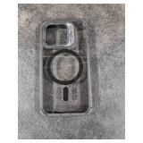 ESR for iPhone 14 Pro Case with Stand, Compatible with MagSafe, Full-Body Military-Grade Drop Proof Case with Built-in 9H+ Tempered Glass Screen Protector, Armor Series, Clear Black