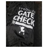 J.L. Childress Gate Check Bag for Single & Some Double Strollers - Travel Bag for Airplane, Fits Most Standard Baby Strollers, Airport Accessories Gate Check, Flying Essentials - Black