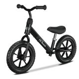 HAWEEK Toddler Balance Bike for 3-5 Year Old,12 No Pedal Balance Bike for Kids 2-4 Year Old Boys Girls,Toddler Training Bike Ride On Bicycle Toys Birthday Gift for 1-3 (Black)