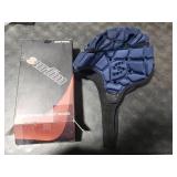 Surlim Soft Helmet for Flag Football Scrum Cap Soft Shell Helmet Rugby Headgear for Youth Adults (Navy Blue, Medium)