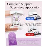 BEYELIAN Magnetic Eyelashes, Soft Natural Look Magnetic Lashes Kit, Magnets False Eyelashes with Applicator Reusable No Glue Needed Eyelashes Easy to Wear and Remove (1 Pair,SME013)