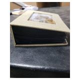 Ejblfe Photo Album 4x6,Linen Cover Slide-in Photo Album Book Can Holds 100 4x6 Photos with 50 Black Sheets for Family,Wedding,Baby and Holiday Pictures (Beige)