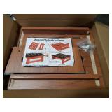 One Step Stool for Adults Seniors with Non-Slip Rubber Stepping Surface, Heavy Duty Wooden Step Stool with 450 LBS Capacity Bed Steps for High Beds, Bathroom, Bedroom, Kitchen & Kids Bedside Support