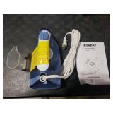 IRONDAY Steam Iron for Clothes Fast Heating, 1200W Iron with Non-Stick Ceramic Soleplate, Self-Cleaning, Burst of Steam, Spray Mist, 7.03oz Water Tank Ironing Clothes for Home, Blue