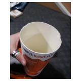 Kickit | The Original Birdie Soccer Trainer | Play Outdoors, Indoors or Backyard, Beach or Tailgate, All Ages Fun & Travel Friendly (Orange). CANNISTER MISSING LID