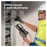 KAIWEETS HT118E Digital Multimeter TRMS 20000 Counts with Higher Resolution Auto-Ranging Voltmeter Accurately Measures Voltage Current Resistance Diodes Continuity Duty-Cycle Capacitance Temperature