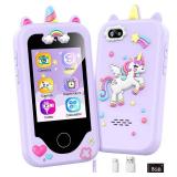 Kids Smart Phone Gifts Toys for Girls Boys Age 3-8,Toddler Learning Toys with Educational Games, 3 4 5 7 8 9 6 8 9 Year Old Girl Birthday Gift Ideas-Purple