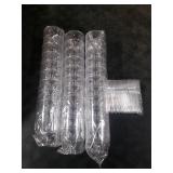 Youeon  Pack Mini Plastic Dessert Cups with Spoons, 5 Oz Clear Appetizer Goblet Dessert Cup, Small Shooter Cups for Desserts, Appetizers, Puddings, Mousse