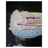 Selamica Porcelain 26 Ounce Pasta Bowls Set of 6, 8 inch Wide and Shallow Salad Bowls, Serving Bowls, Microwave & Dishwasher Safe, Sturdy & Stackable, Variety of Colors