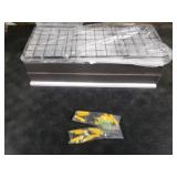 QEEIG Bathroom Shelves Over Toilet - Wall Mounted Floating Shelves Toilet Paper Storage Small Farmhouse Decor Shelf 16 inch Set of 2, Grey (019-GY2)