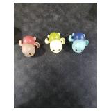 LiKee Bath Toys 3 Pack with 3 Colors | Cute Swimming Turtles Wind Up Toys for Baby Toddlers 1+ Years Old | Floating Bath & Pool Toys for Kids Age 1-3-5 | Baby Shower & Birthday Gift (Boys Girls)