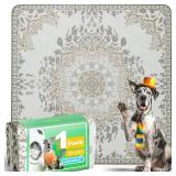 FXW Washable Pee Pads for Dogs, Puppy Pads with Super Absorbent, Specifically Designed for FXW Rollick/Homeplus 32 inch 8 Panels Dog Playpen, 71 Square, Boho, 1 Pack