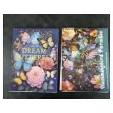 3Pcs Adult Coloring Book for Women Relaxation, 36 Colors Markers with Spiral Bound Adult Coloring Book for Women, 36 Dual Tip Colors Markers, Anxiety Relief Mindfulness Gifts(Ocean & Bird & Butterfly)