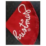 S-DEAL Christmas Tree Skirt, 30 Inches Red Tree Skirt for Holiday Home Decor Xmas