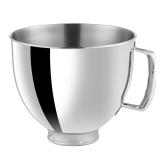 5 QT Stainless Steel Mixer Bowl Compatible With KITCHENAID TILT-HEAD STAND MIXERS 4.5-Quart (4.3 L) And 5-Quart (4.7 L) (Stainless Steel Polished)