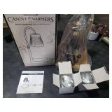 Allanmen Candle Warmer Lamp with Timer, Dimmable Candle Warmer for Home Decor, Birthday Gifts for Women, Adjustable Height Wax Melt Warmer with 2 Bulbs