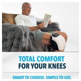 FORTHIQ Knee Massager Smart with Heat, Red Light and Vibration, 3-in-1 Cordless, 2025 Updated Edition, Gifts for Grandma & Grandpa, FSA-HSA Eligible