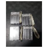 String Lights,Waterproof LED String Lights Fairy String Lights Starry ,Battery Operated String Lights for Indoor&Outdoor Decoration Wedding Home Parties Christmas Holiday. (Warm White, 10Ft/4pc)