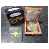 Gift for Son from Mom Dad | Engraved Compass 2 - Father to Son Gifts, Mom to Son Gifts for Graduation, Birthday Baptism Confirmation Communion (Son - I Love You)