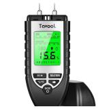 Wood Moisture Meter - Digital Moisture Detector Moisture Tester, Pin-Type Water Leak Detector Damp Tester Dampness Meter for Wood Building Material Firewood Walls Paper Floor (Sliver)